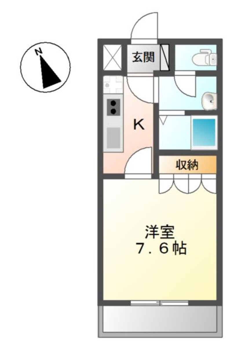 間取図 エバーエデンＢ