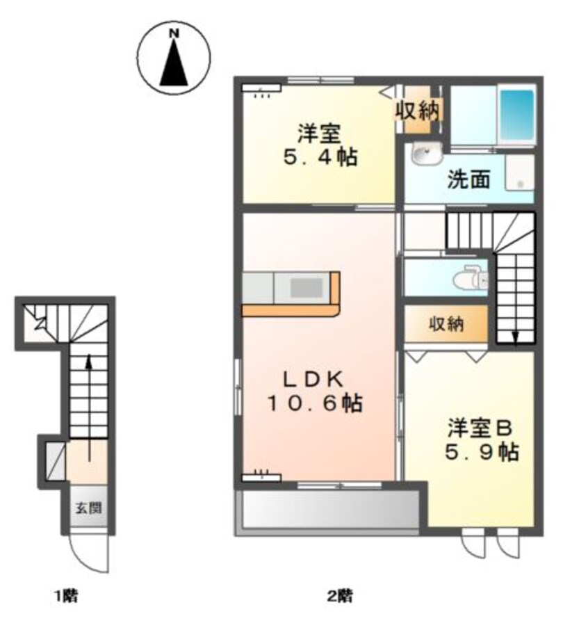 間取図 アルヴィータ