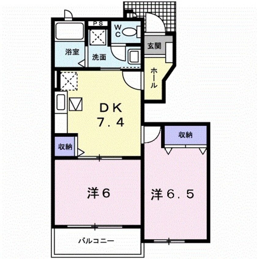 間取図 エスペラルＡ