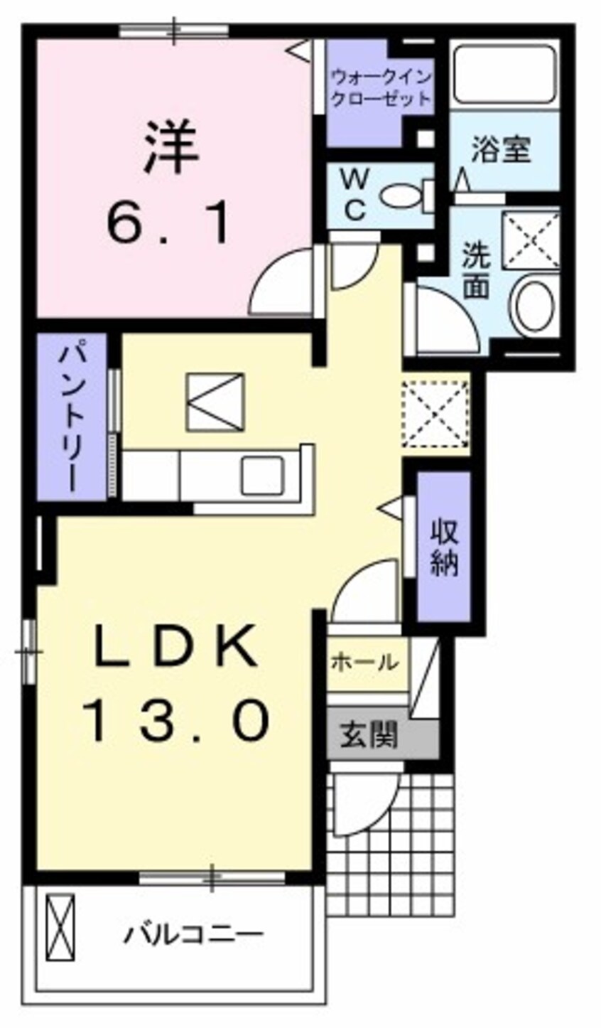 間取図 グロリアス　Ｒ