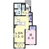 ハナミヅキ　Ｂ 1LDKの間取り