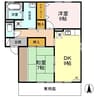 セゾンリーブ　A 2DKの間取り