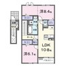 ジックス大島　Ｃ 2LDKの間取り