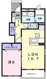 フレンドＡ 1LDKの間取り
