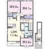 ジックス石原　Ｃ 3LDKの間取り