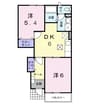 パークメゾン末広Ｄ 2DKの間取り