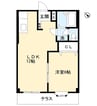エルディムサカエ 1LDKの間取り