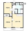 アーバン鈴木 2LDKの間取り