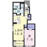 ラトナ　Ｂ 1LDKの間取り