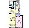 ミー　クヮーム　スゥク　Ａ 1LDKの間取り