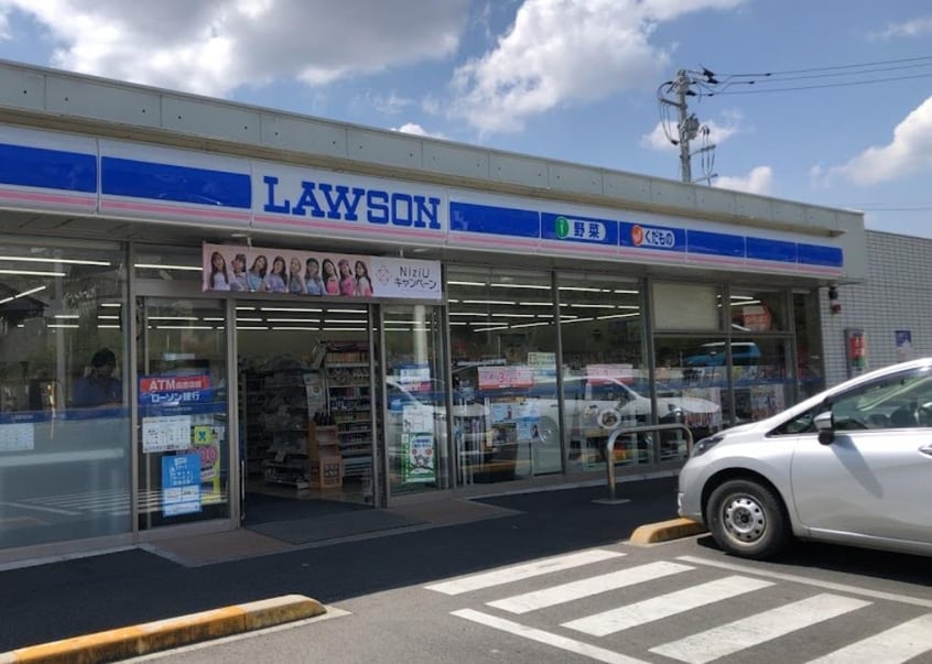 ﾛｰｿﾝ 太田石原町店(コンビニ)まで614m エテルノ・サーブ　Ｂ