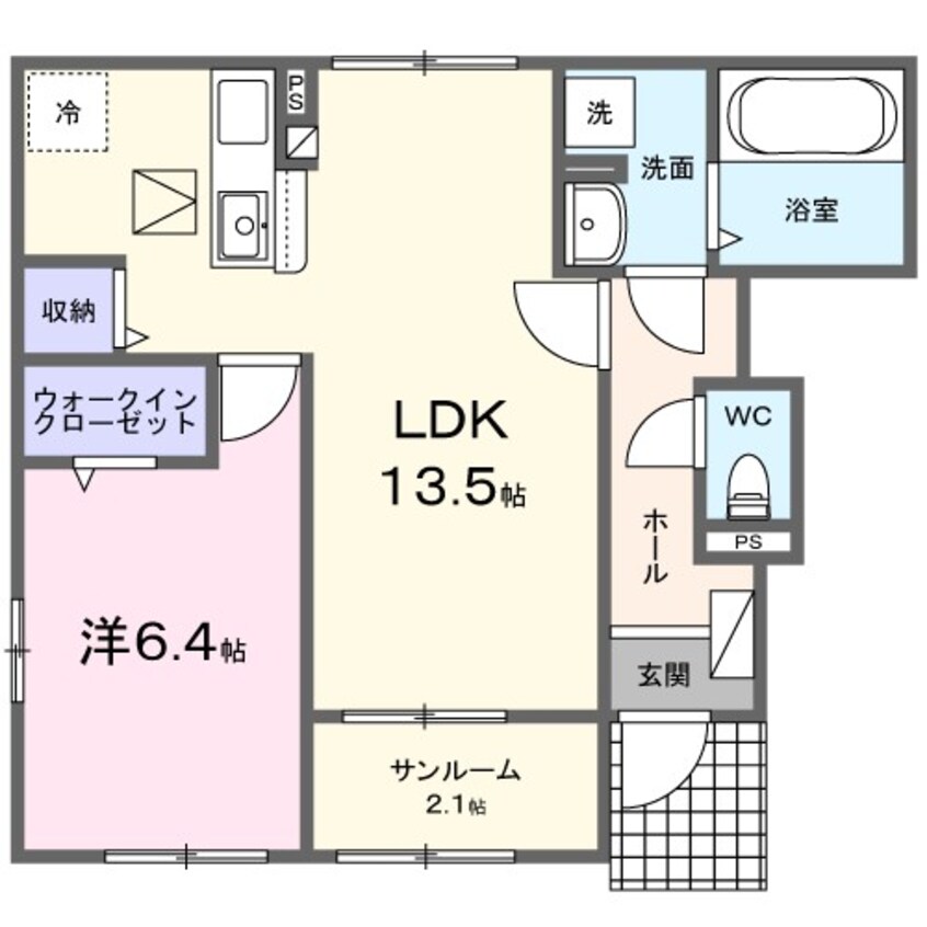 間取図 オークガーデン　I