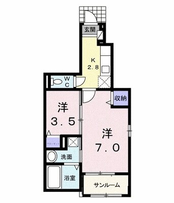 間取図 サンフェリーチェＢ