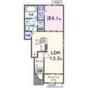 リラクスィング　プレイスの間取図