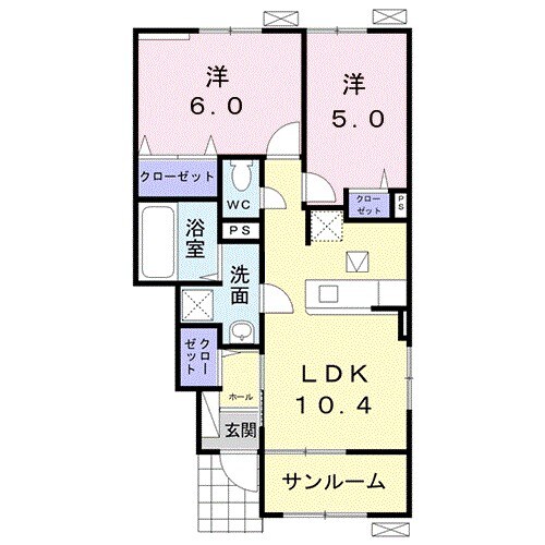 間取り図 カーサ　レフィナードII