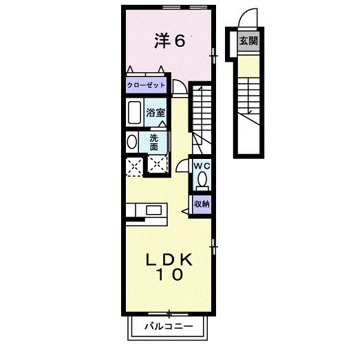 間取り図 プチレジデンス　ディーヴァ　Ｆ