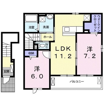 間取図 アルカンシェルＡ