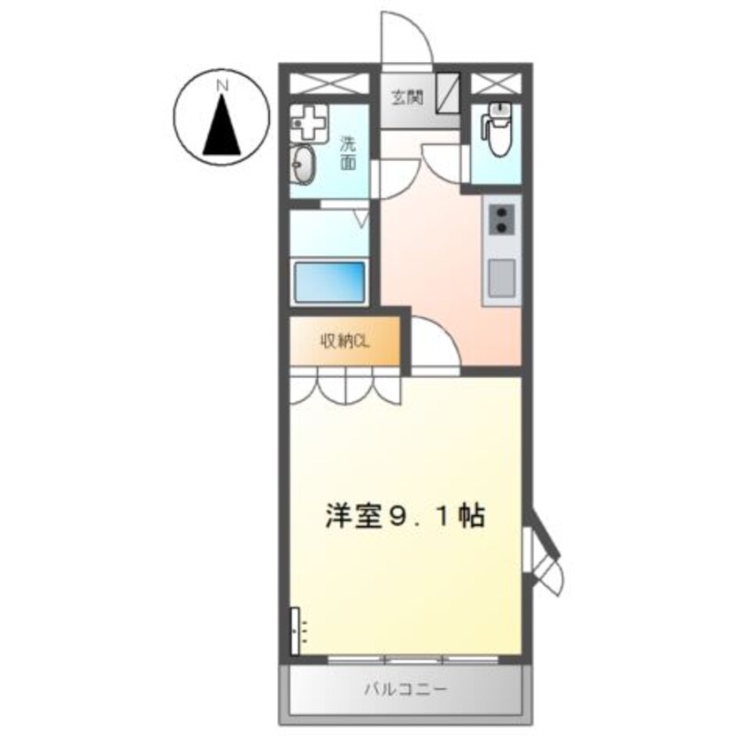 間取図 グランティアＢ