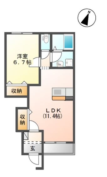 間取図 ブランシェ
