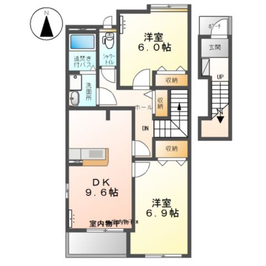 間取図 クレアＡ