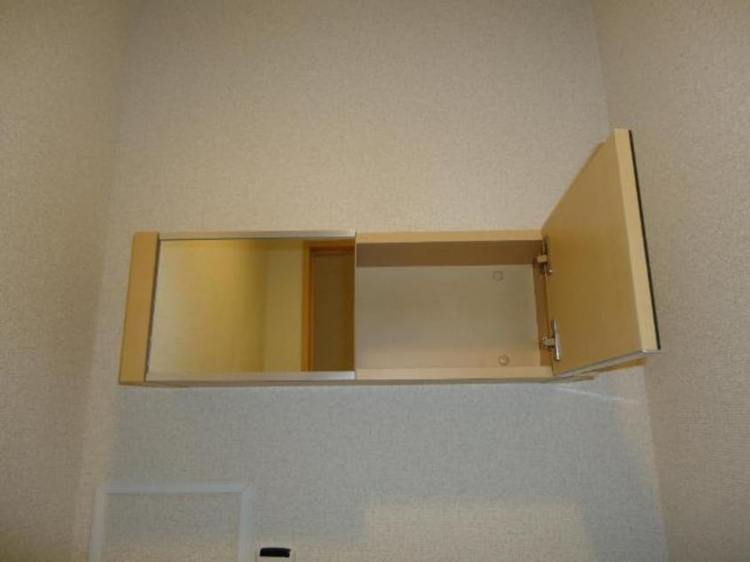 トイレ収納（鏡付） アラモード　スクエア
