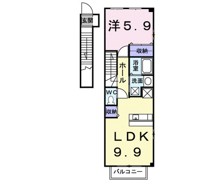 間取図 コーズィーコートＲ・ＳI