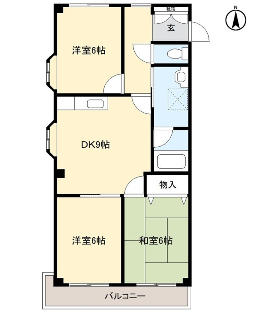 間取図 グランパレ