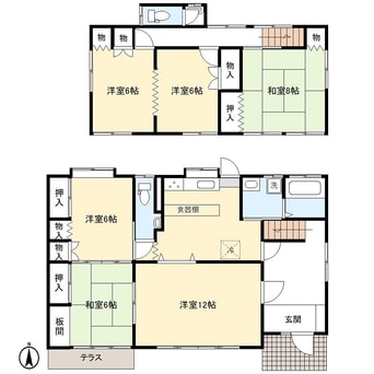 間取図 西本町戸建