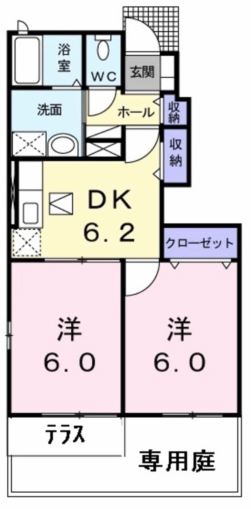 間取図 リュミエールＡ