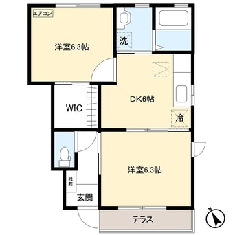 間取図 OAK　GARDEN