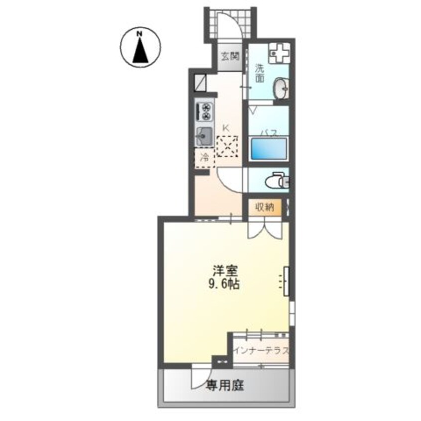 間取図 仮）太田市西新町新築アパート