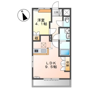 間取図 リバティ　ミユウI