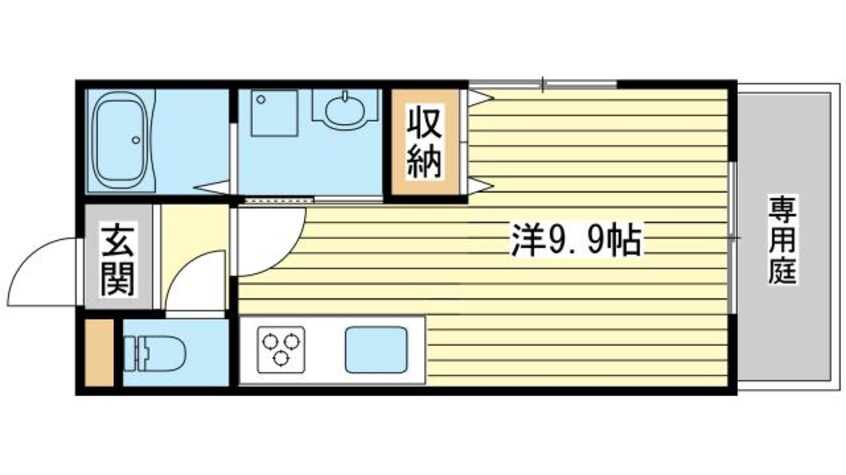 間取図 アウラ細江