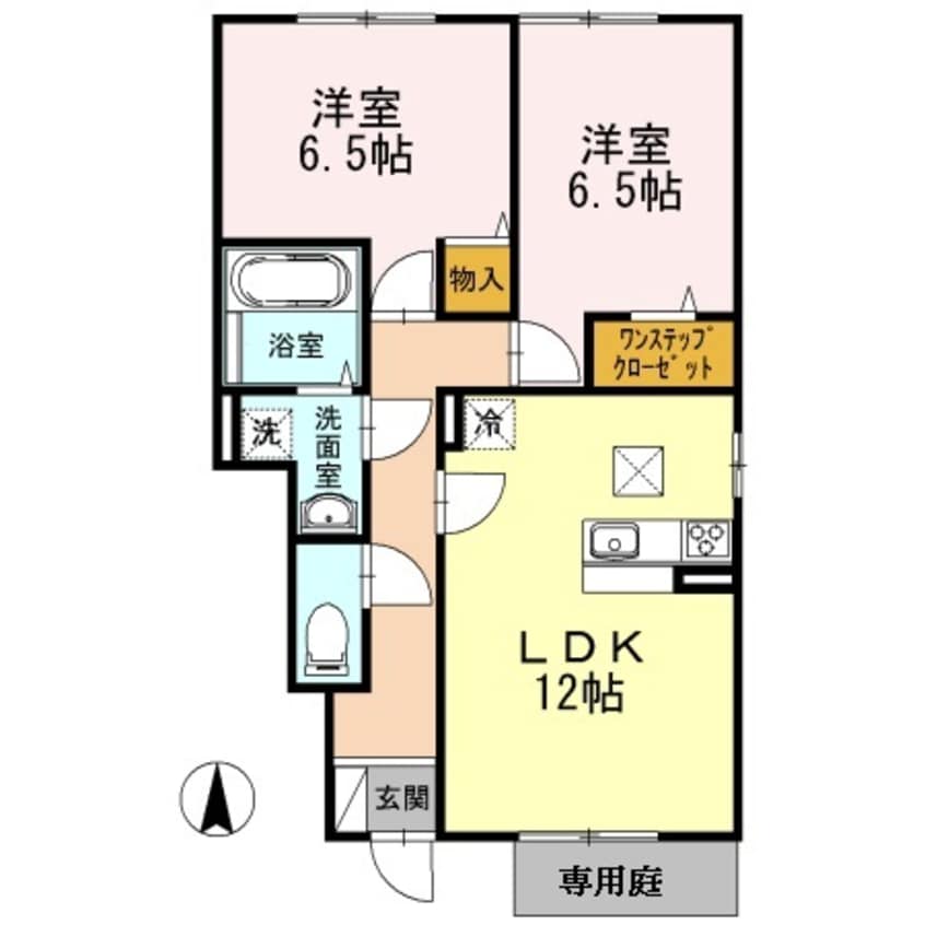 間取図 コン　プリオ