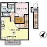 セジュール西浜 1LDKの間取り
