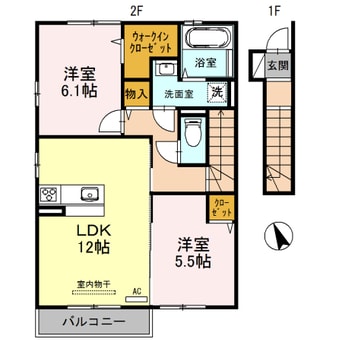 間取図 メルベーユ