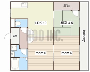 間取図 コーポエルム
