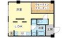 奥野ビル 1LDKの間取り