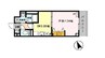 ヴィンチェロ 1DKの間取り
