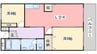 ドミール101 2LDKの間取り