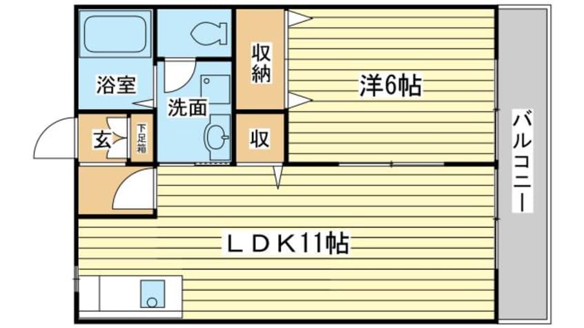 間取図 ソレジオ横田