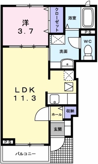 間取図 ブリーズ坂上