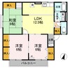 ドミール梅原 3LDKの間取り