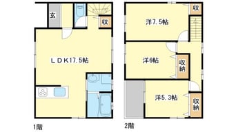 間取図 樹々岡田　B棟
