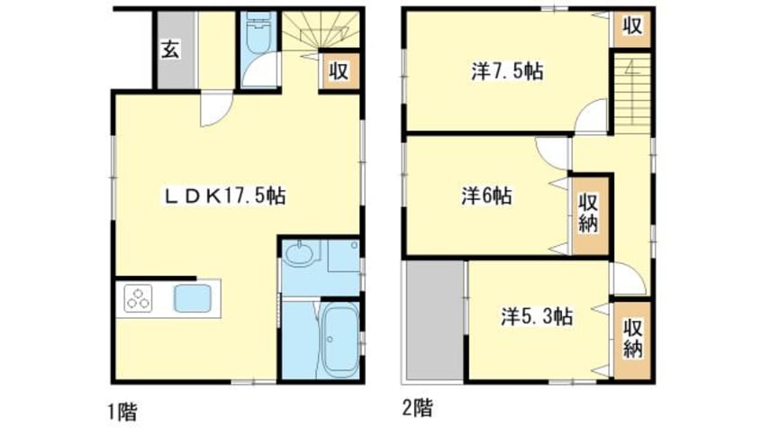 間取図 樹々岡田　B棟