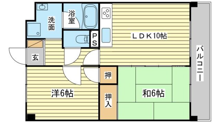 間取図 Ｗｉｎｇ手柄