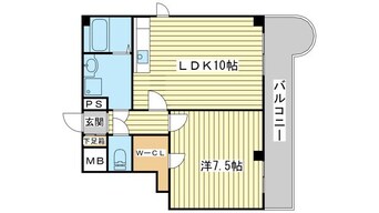 間取図 カルム白鷺
