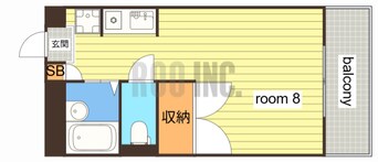 間取図 ノーブル英賀保駅前