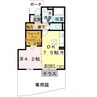 ローズコート砥堀 1DKの間取り