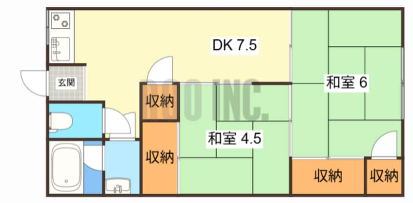 間取図 レインボープラザ